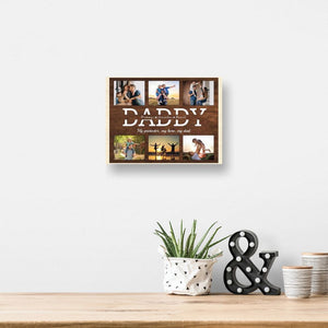 My Protector, My Hero, My Dad Custom Canvas