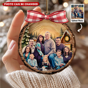 Celebrate Your Family With A Customized Wood Ornament, Gift For Family and Parents