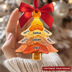 Family Christmas Tree Ornaments - Personalized Family Ornament