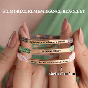 Personalized Custom Text Unisex Bracelet - Gift For Lover