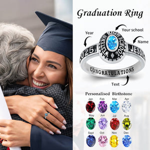 SAURON Customized High School College University Class Ring Graduation Gifts