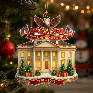 250 Years of America Acrylic Ornament, 250th Anniversary 1776–2026