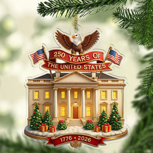 250 Years of America Acrylic Ornament, 250th Anniversary 1776–2026