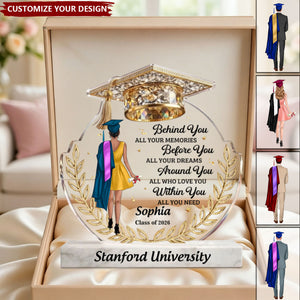 Before You All Your Dreams - Personalized Custom Acrylic Plaque
