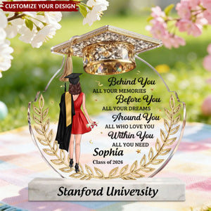 Before You All Your Dreams - Personalized Custom Acrylic Plaque