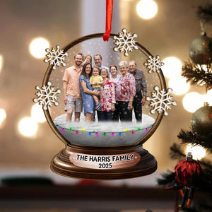 Personalized Photo Christmas Ornament, Family Keepsake