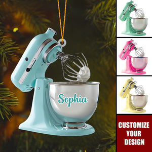 Personalized Baking Mixer Christmas Ornament