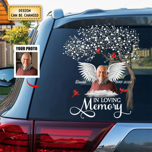 In loving Memory Upload Photo Family Loss Personalized Sticker Decal