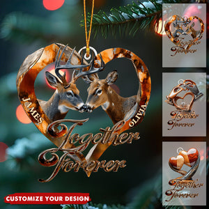 Together Forever - Personalized Couple Ornament