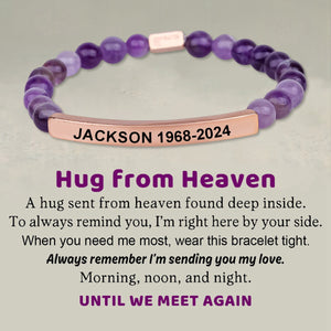 Personalized Custom Memorial Text Bracelet - Gift For Love One