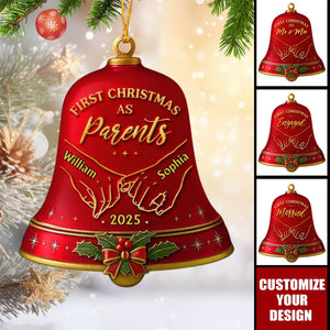 Together Under The Christmas Bells - Personalized Anniversary Christmas Wedding Gifts