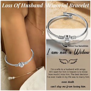 Personalized Name&Date Memorial Bracelet - Gift For Love One