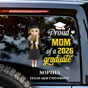 Proud Dad Of A Graduate - Personalized Sticker 2026