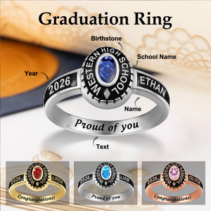 SAURON Customized High School College University Class Ring Graduation Gifts