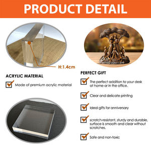 Together We Make A Family - Personalized Custom Shaped Plaque