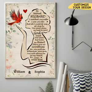 Personalized Canvas-My Beloved Husband Vertical Poster