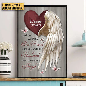 First You Were - Personalized Vertical Poster-Memory gift