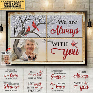 Those We Love Don't Go Away - Personalized Photo Canvas