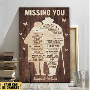 Missing You - Personalized Vertical Poster-Memory Gift