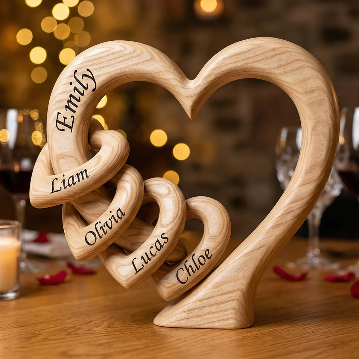 Mommy Heart Plaque - Personalized Gifts For Mother's Day