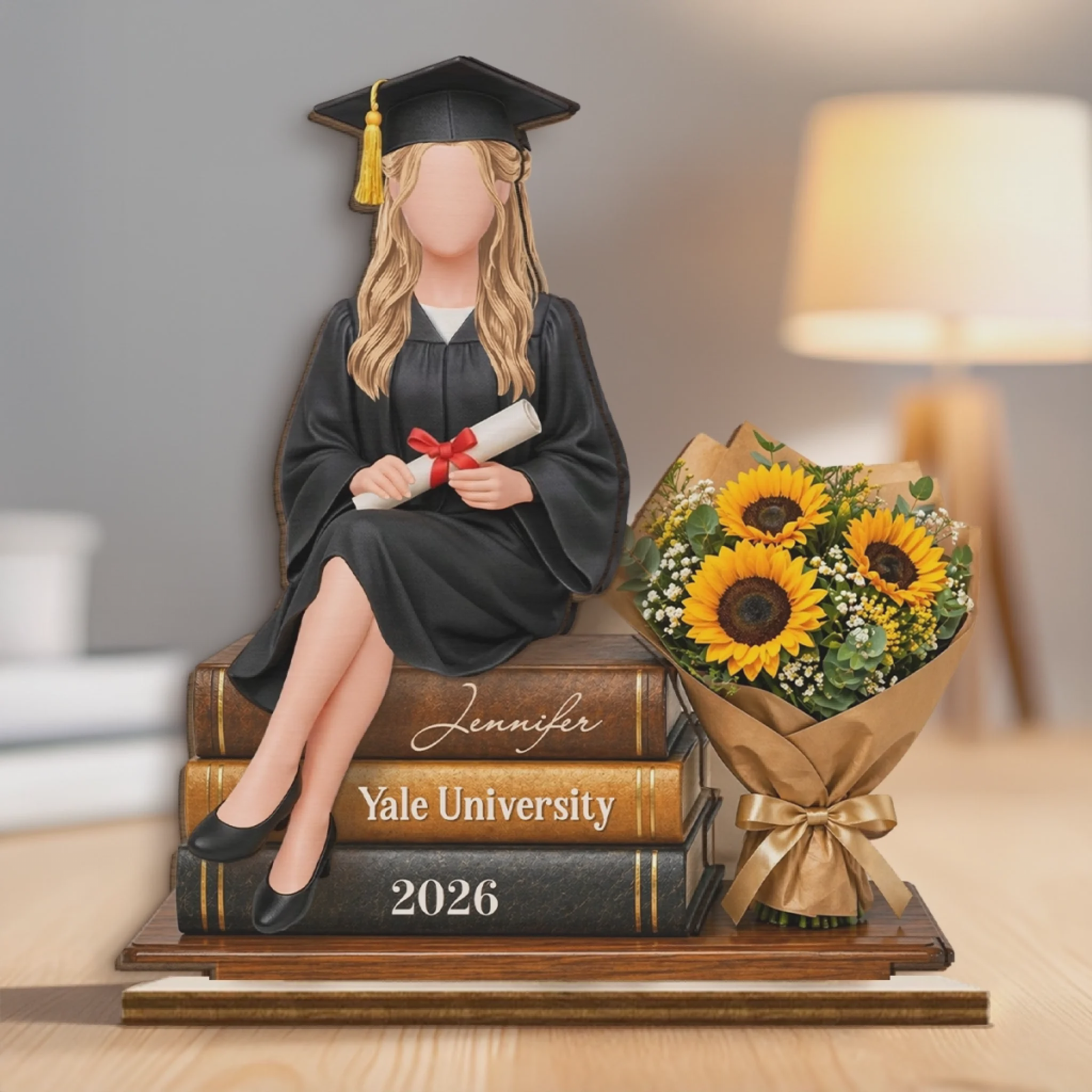 Not Just A Moment, A Milestone -Personalized Graduation Wood Plaque