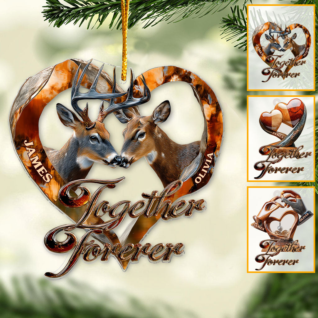 Together Forever - Personalized Couple Ornament