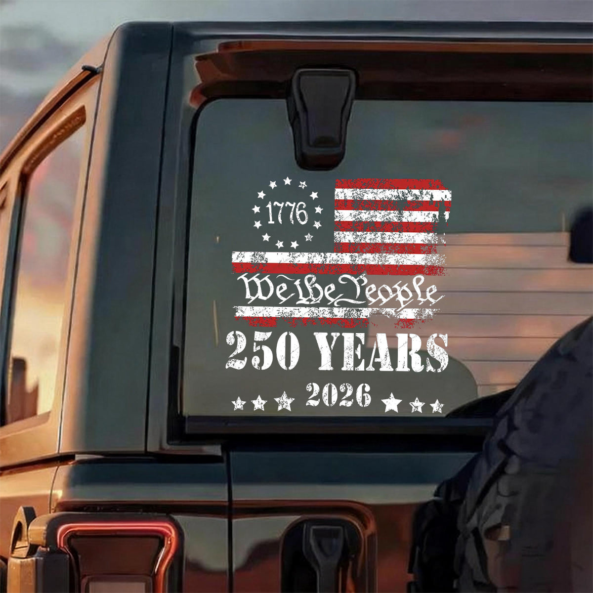 We The People, Celebrate America 250 Years Decal Sticker