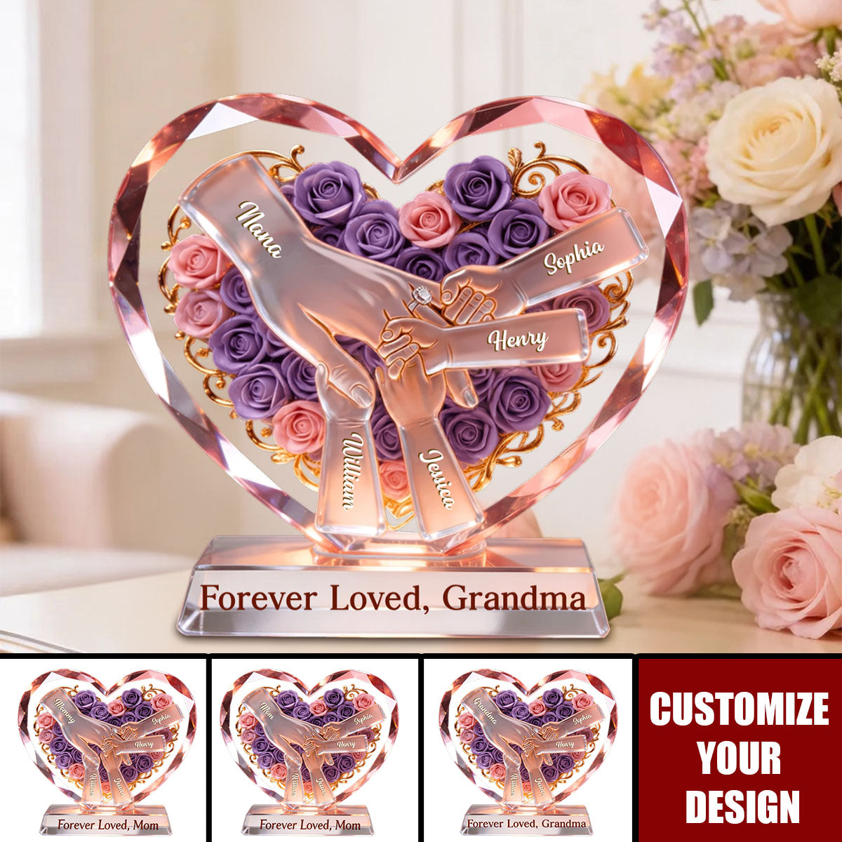 Hand Of Love - Personalized Gifts For Mother's Day