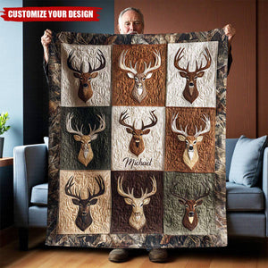 Love Hunting - Personalized Hunting Blanket