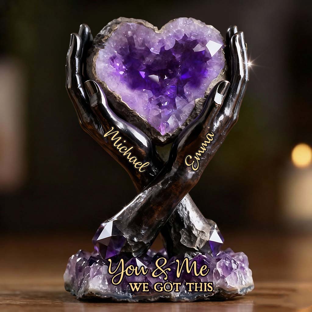 You & Me We Got This - Personalized Couple Custom Shaped Acrylic Plaque