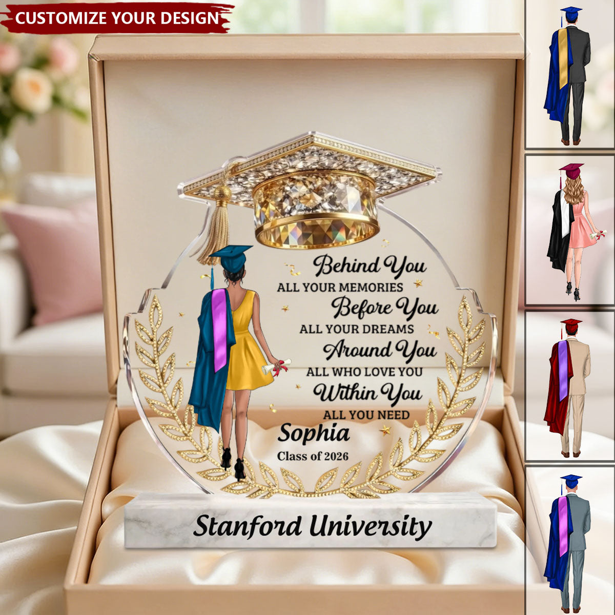 Before You All Your Dreams -  Personalized Custom Acrylic Plaque