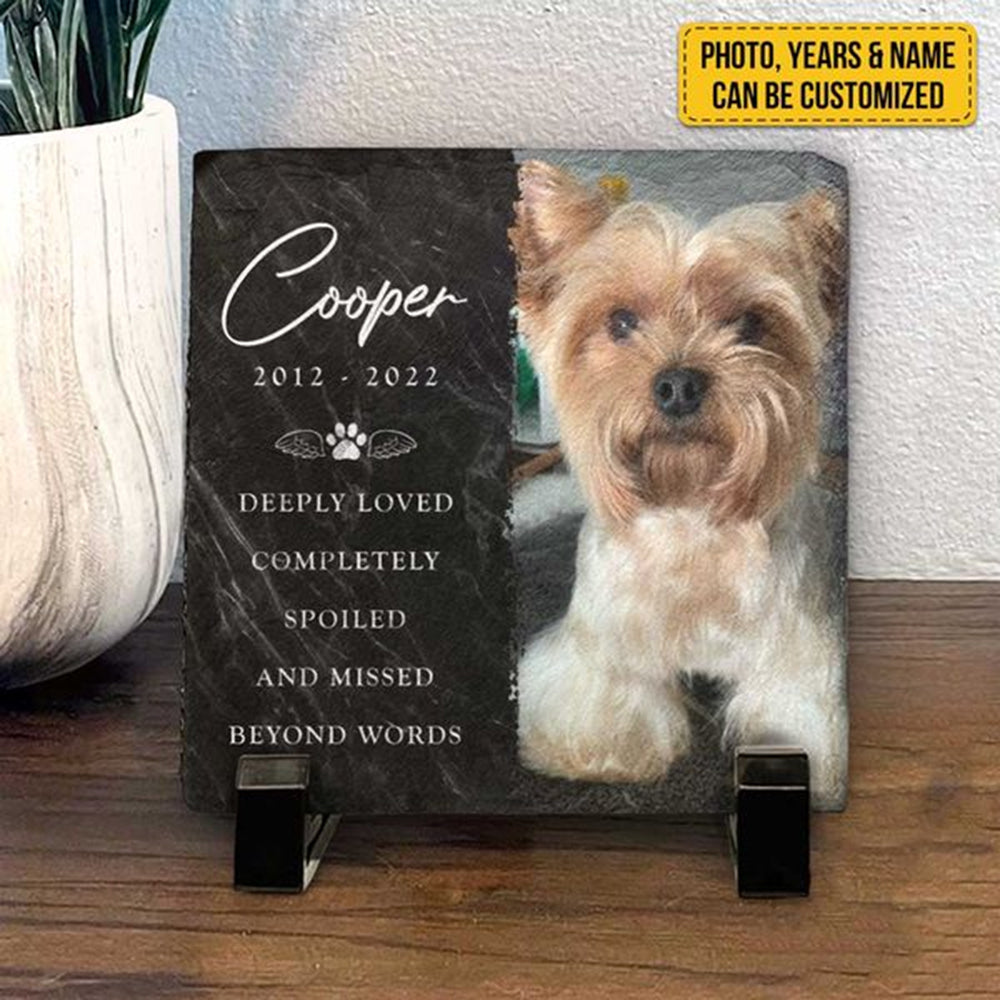 Dog Memorial Gifts-Pet Memorial Stones, Cat Memorial Gifts, Dog Memorial Stone, Garden Marker, Grieving Gifts