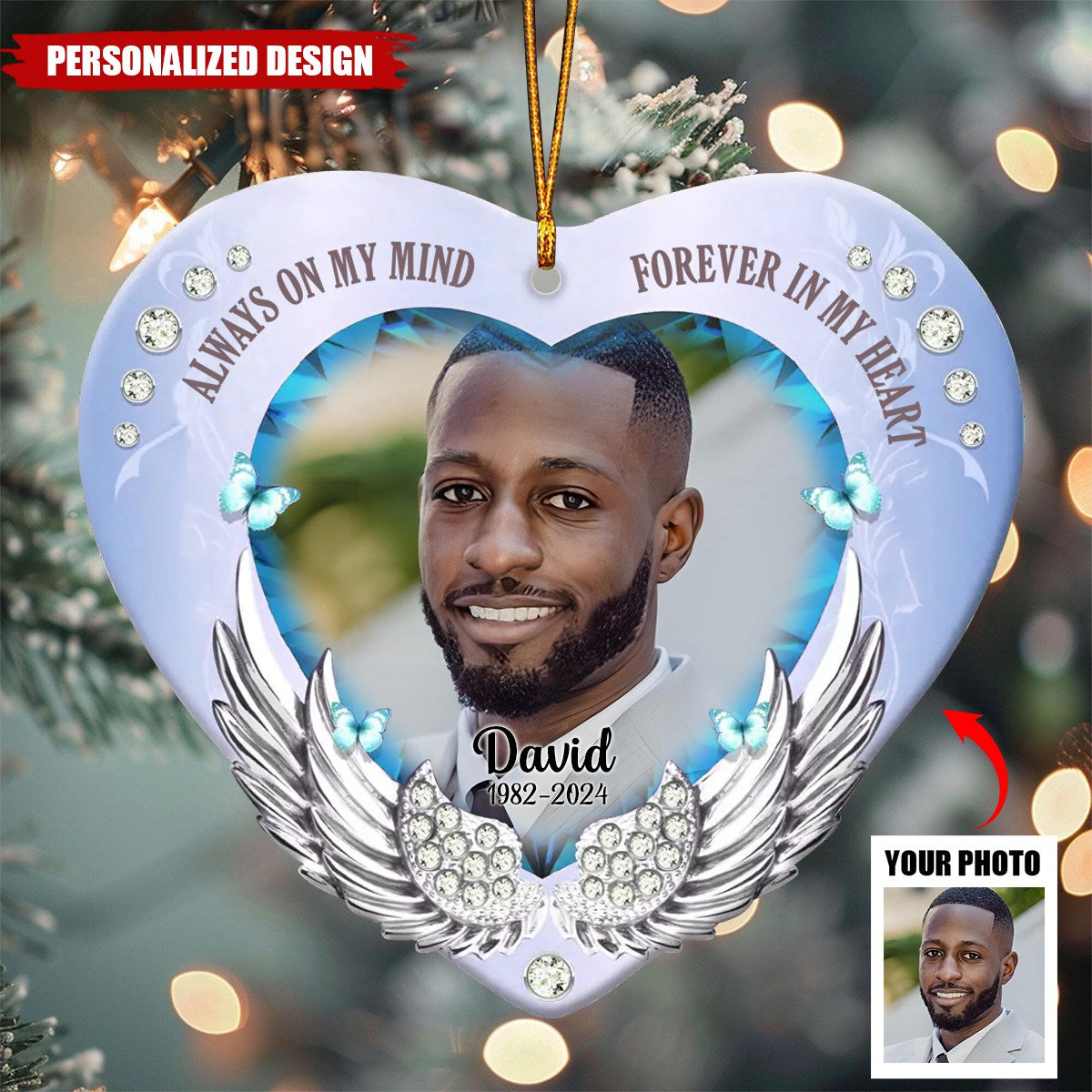 Your Heart Stopped But My Love For You Did Not Personalized Ornament