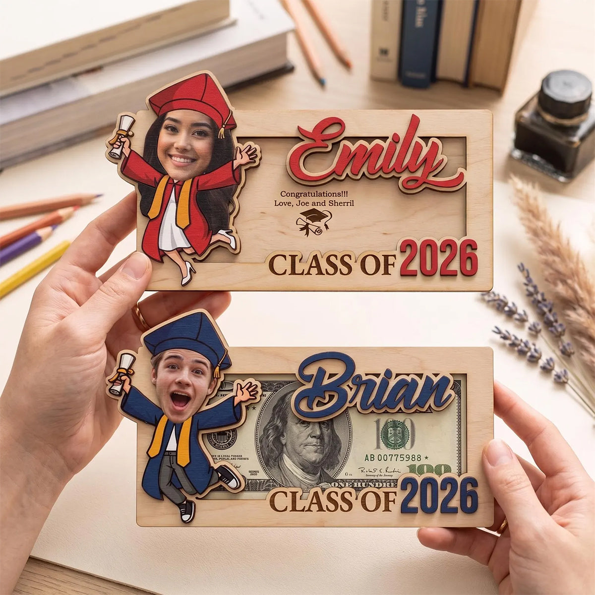 Graduation Money Holder Personalized Graduation Gift