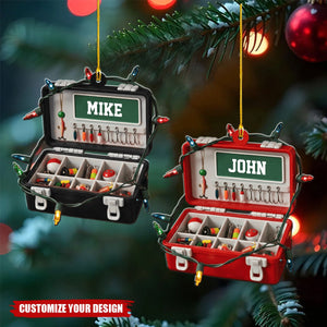 Merry Fishmas - Personalized Fishing Ornament