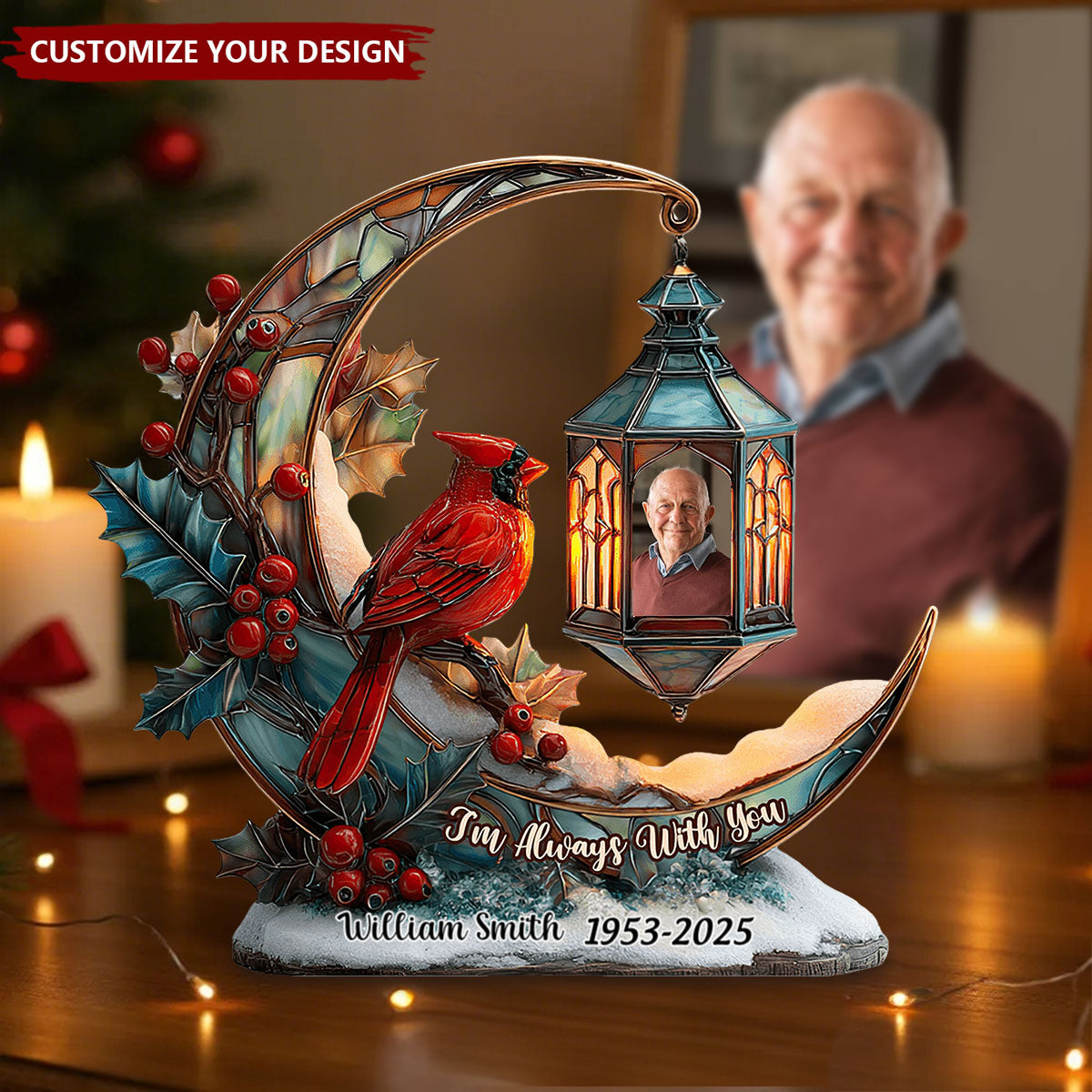 I'm Always With You - Personalized Memorial Custom Shaped Plaque