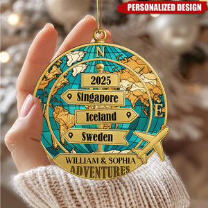 Destination Of All Year - Personalized Acrylic Ornament