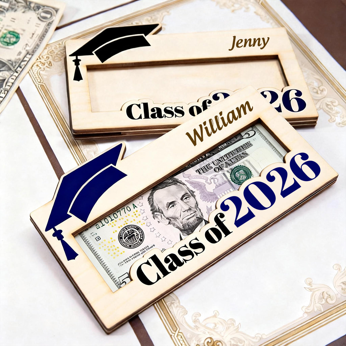 Graduation Money Holder Personalized Graduation Gift
