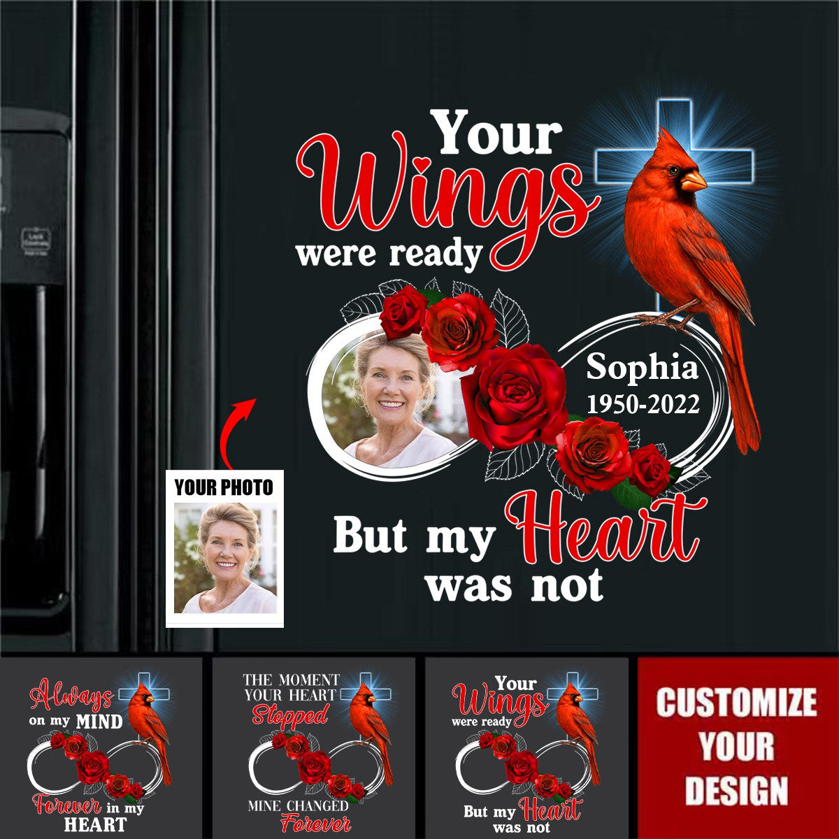 Always On My Mind Forever In My Heart-Personalized Sticker Decal