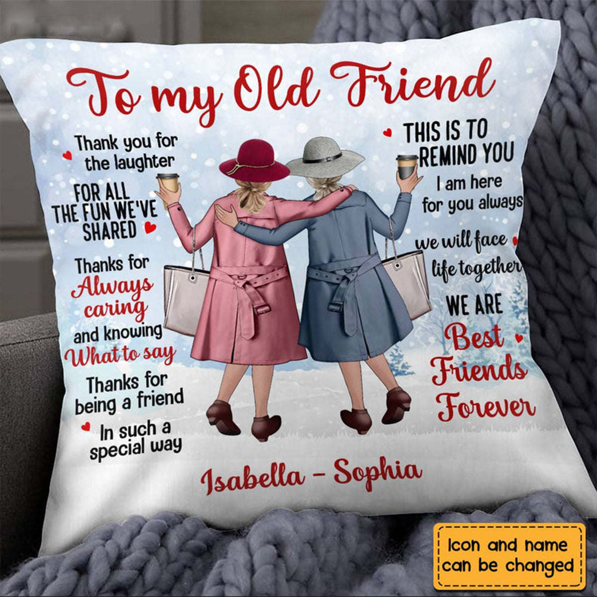 To My Old Friend Pillowcase