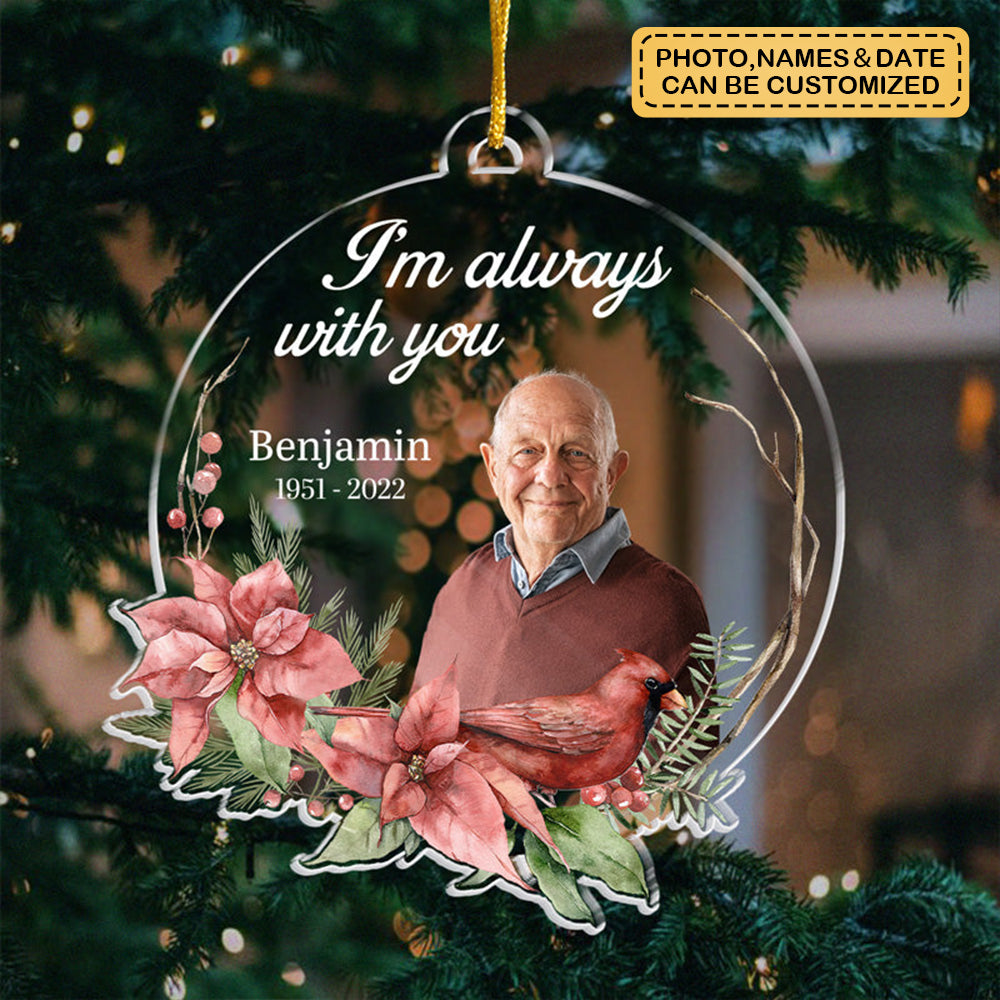 Custom Photo Not A Day Goes By That You Are Not Missed - Memorial Personalized Custom Ornament