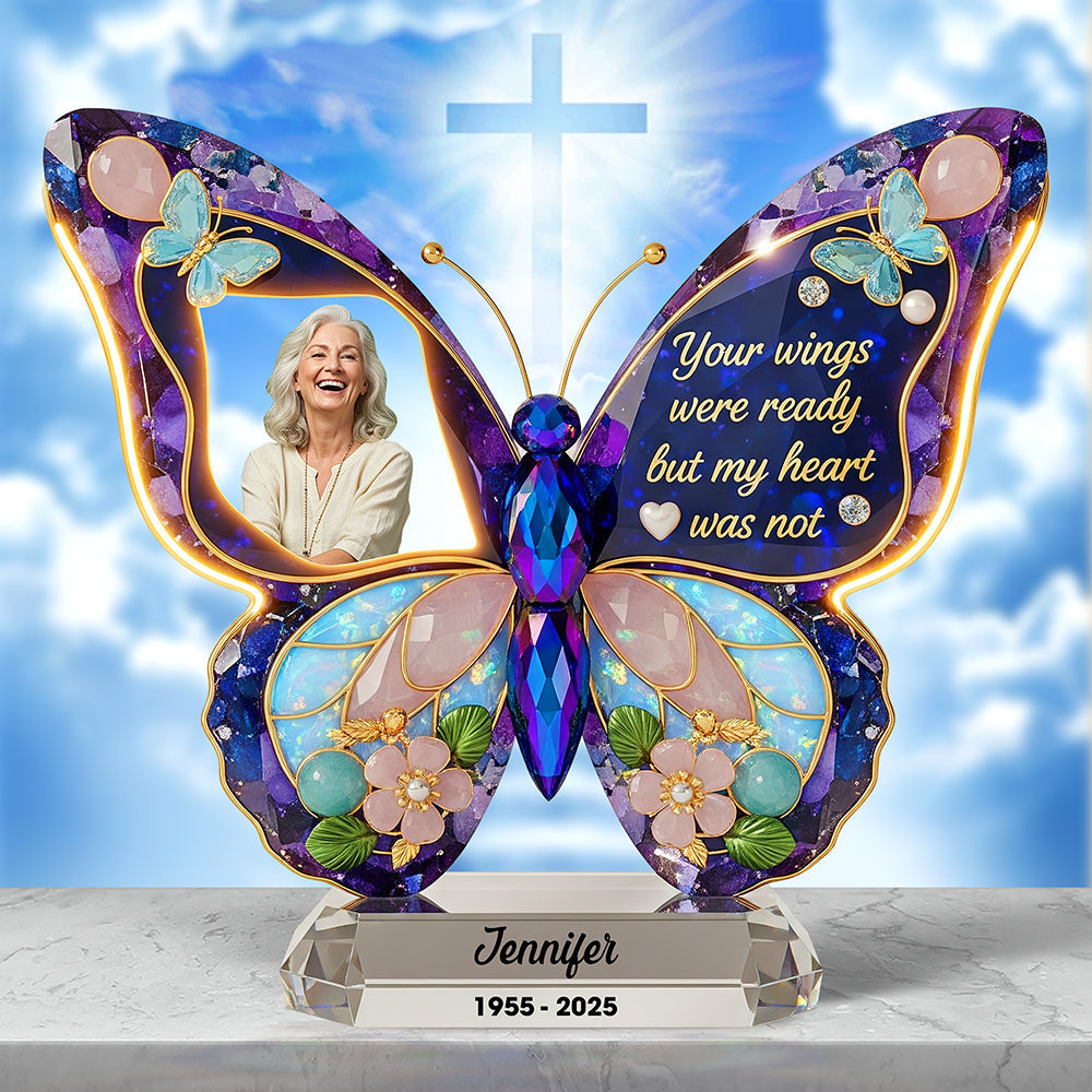 Memorial Acrylic Plaque - Custom Photo Gifts For Heaven