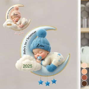 Custom Baby's First Christmas Decal Sticker