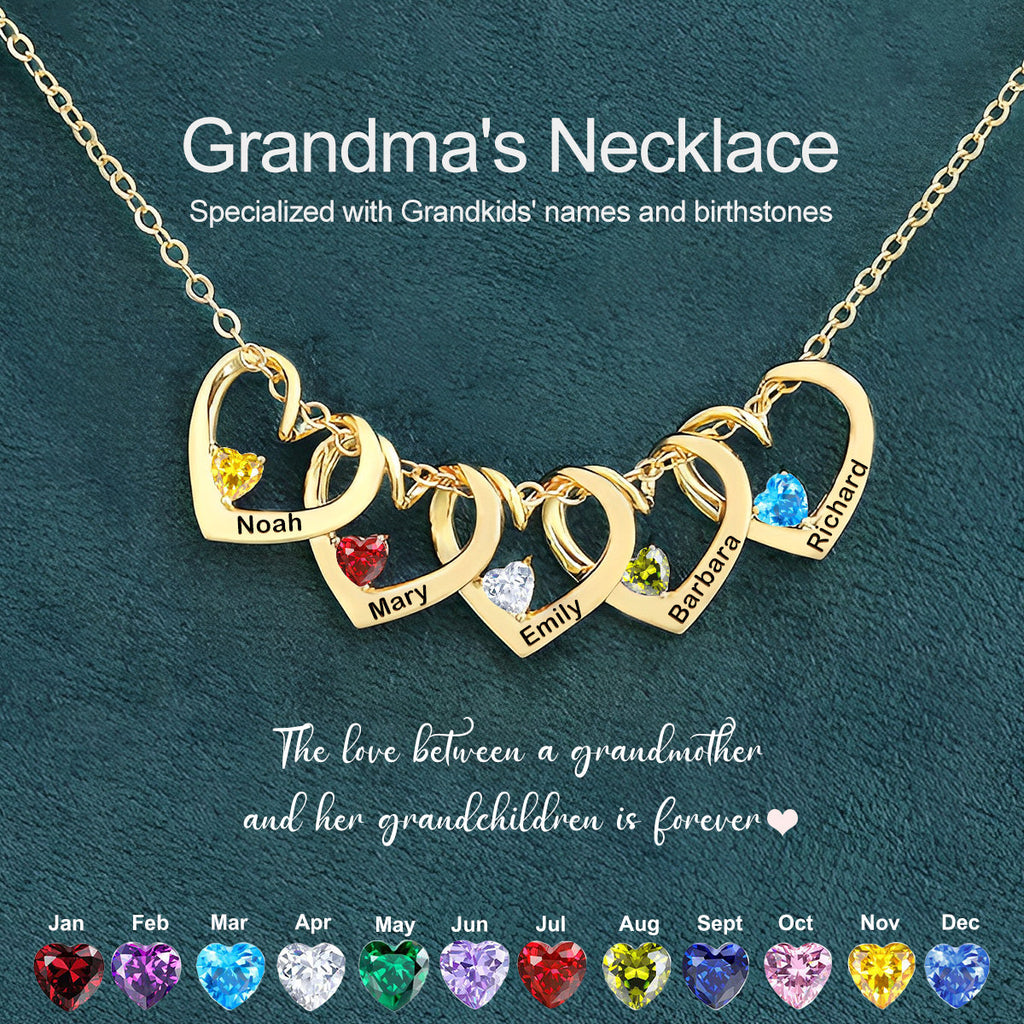 MiniJewelry Ciondolo A Cuore Con Scritte Personalizzate – Perfetto Per Bracciali E Collane. Regalo Per Mamma, Nonna, Sorella, Moglie, Figlia.