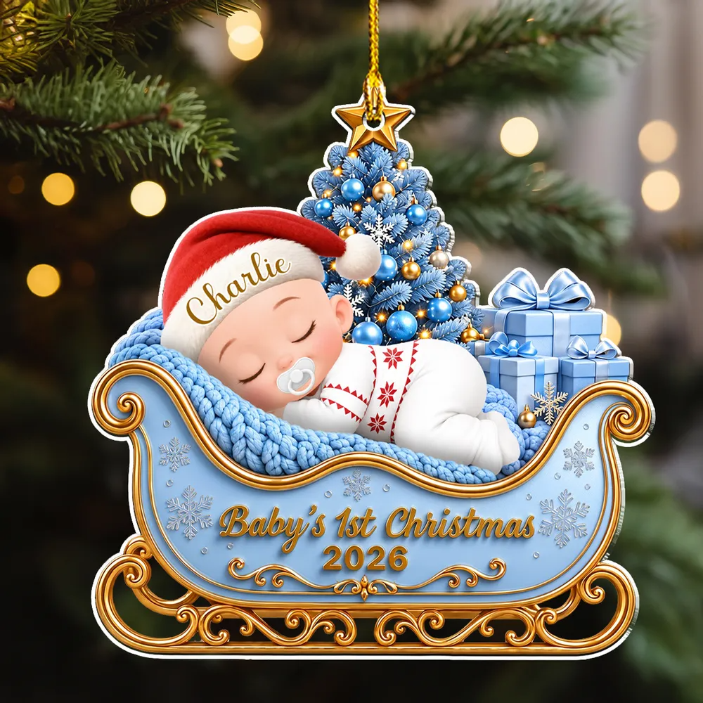 A Little Love This Christmas - Personalized Acrylic Ornament