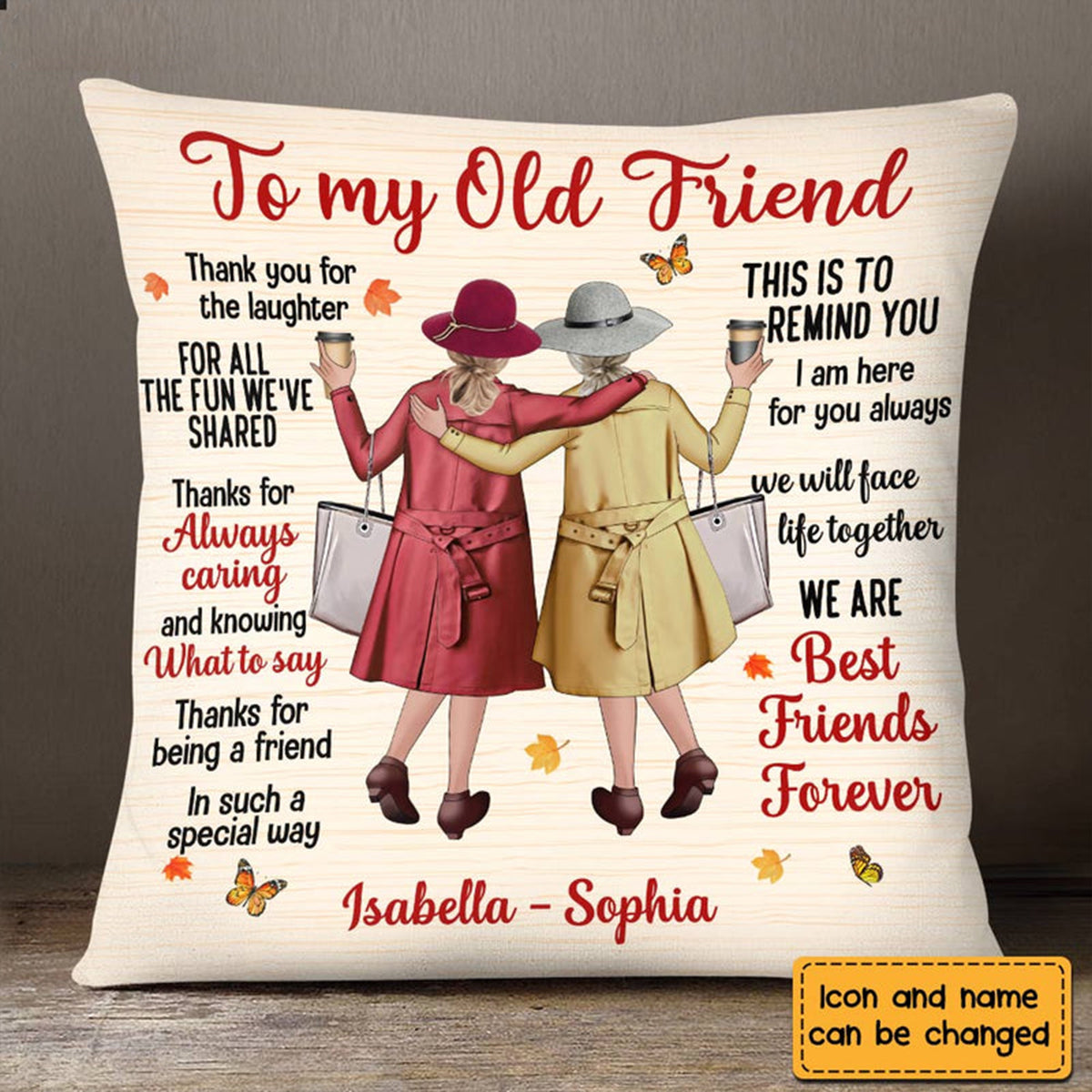 To My Old Friend Pillowcase