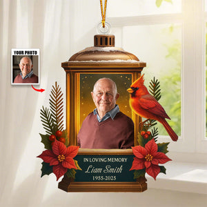 Guided By Your Light Custom Photo Acrylic Ornament