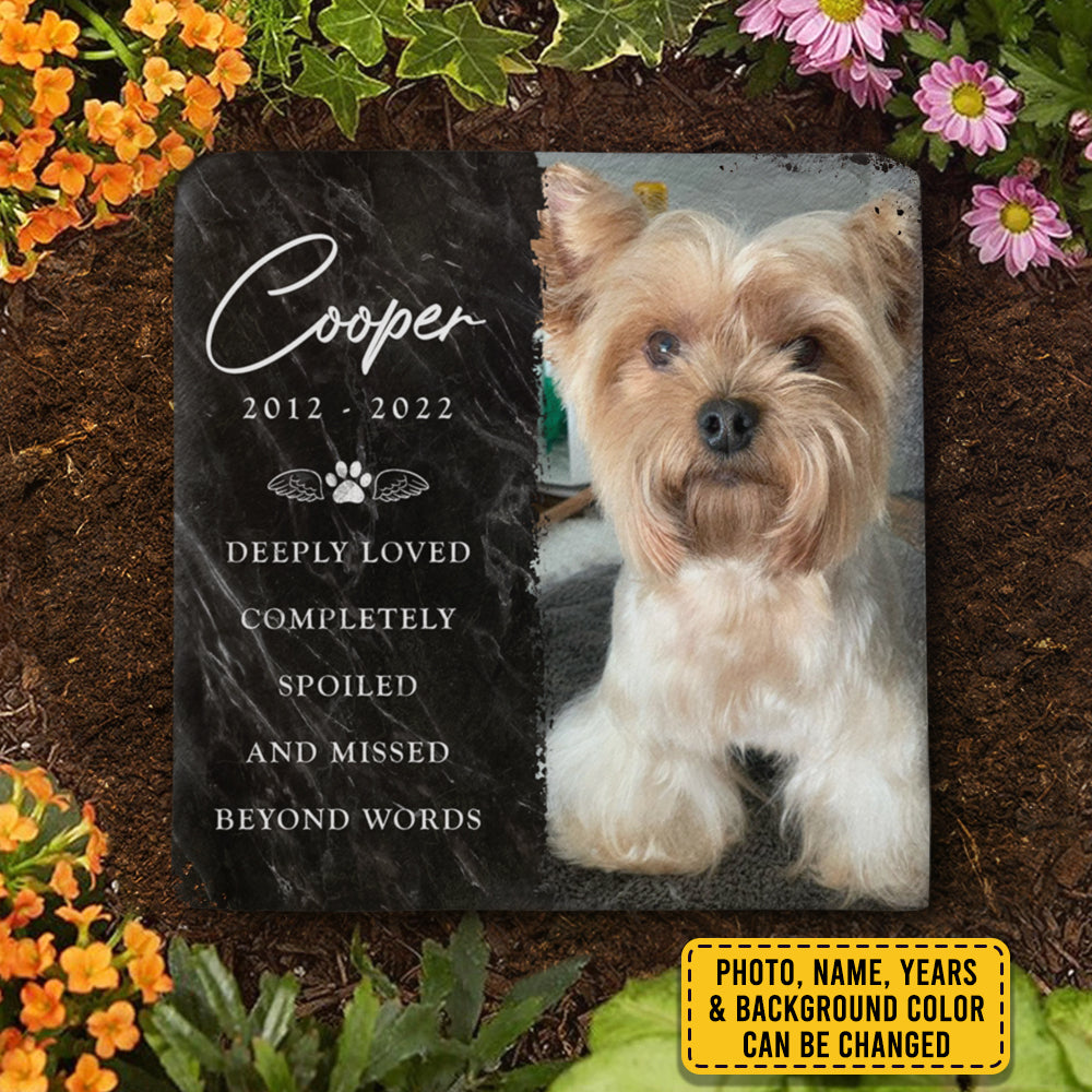 Dog Memorial Gifts-Pet Memorial Stones, Cat Memorial Gifts, Dog Memorial Stone, Garden Marker, Grieving Gifts