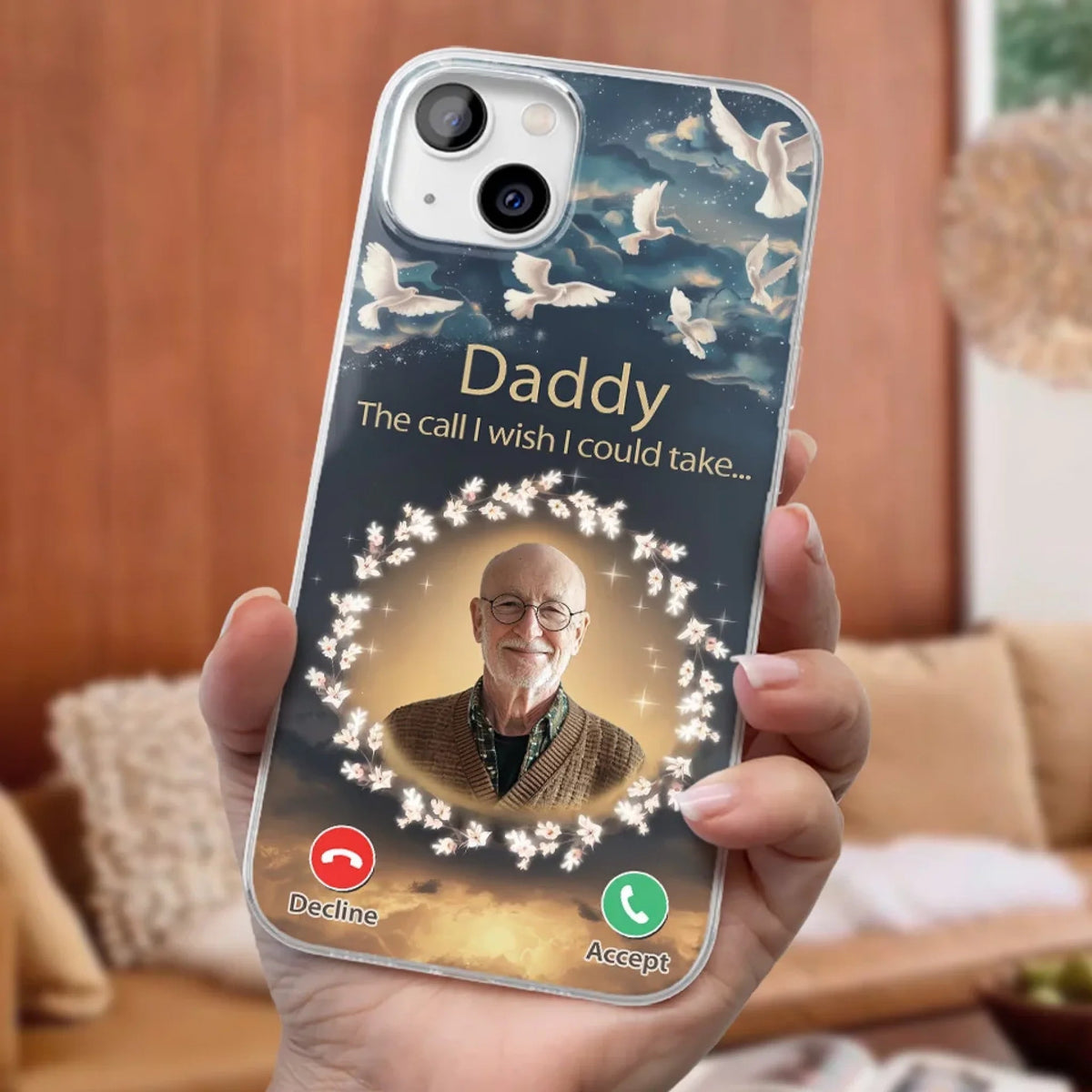 Custom Photo Because Every Memory Deserves A Special Place - Memorial Personalized Custom Clear Phone Case