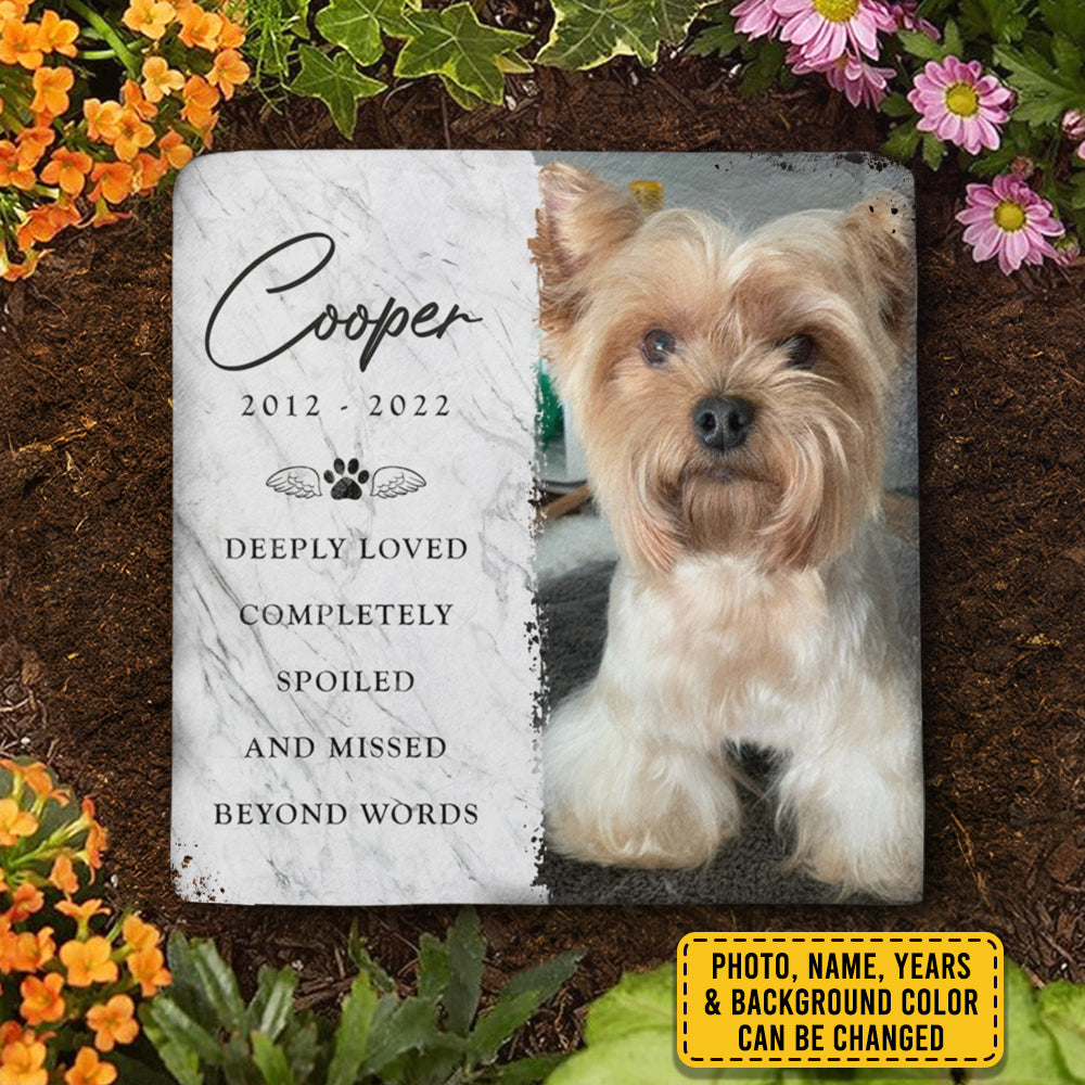 Dog Memorial Gifts-Pet Memorial Stones, Cat Memorial Gifts, Dog Memorial Stone, Garden Marker, Grieving Gifts
